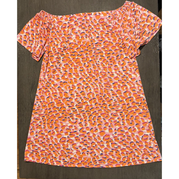 NWT West Loop Women's Off The Shoulder Multi-Colored Mini Dress Size Large - Picture 2 of 6